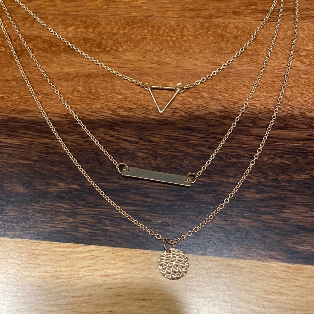 Layered necklaces